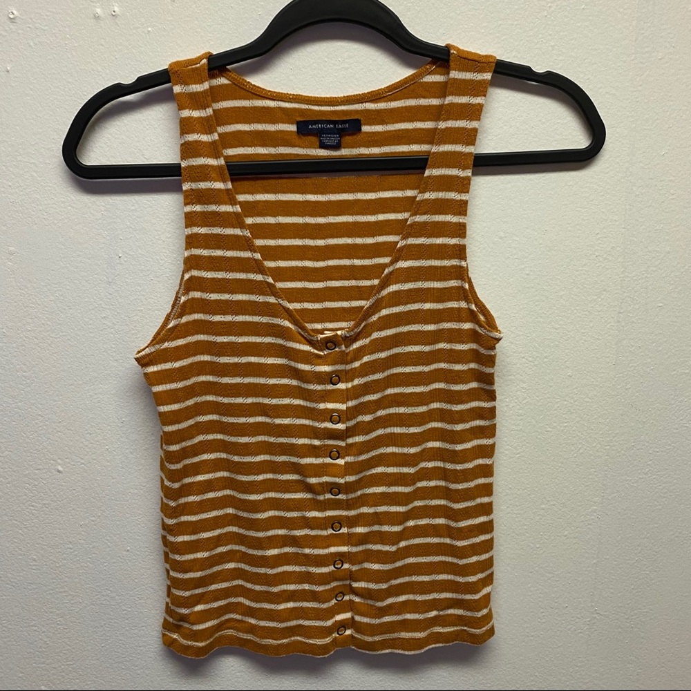 American Eagle button up tank